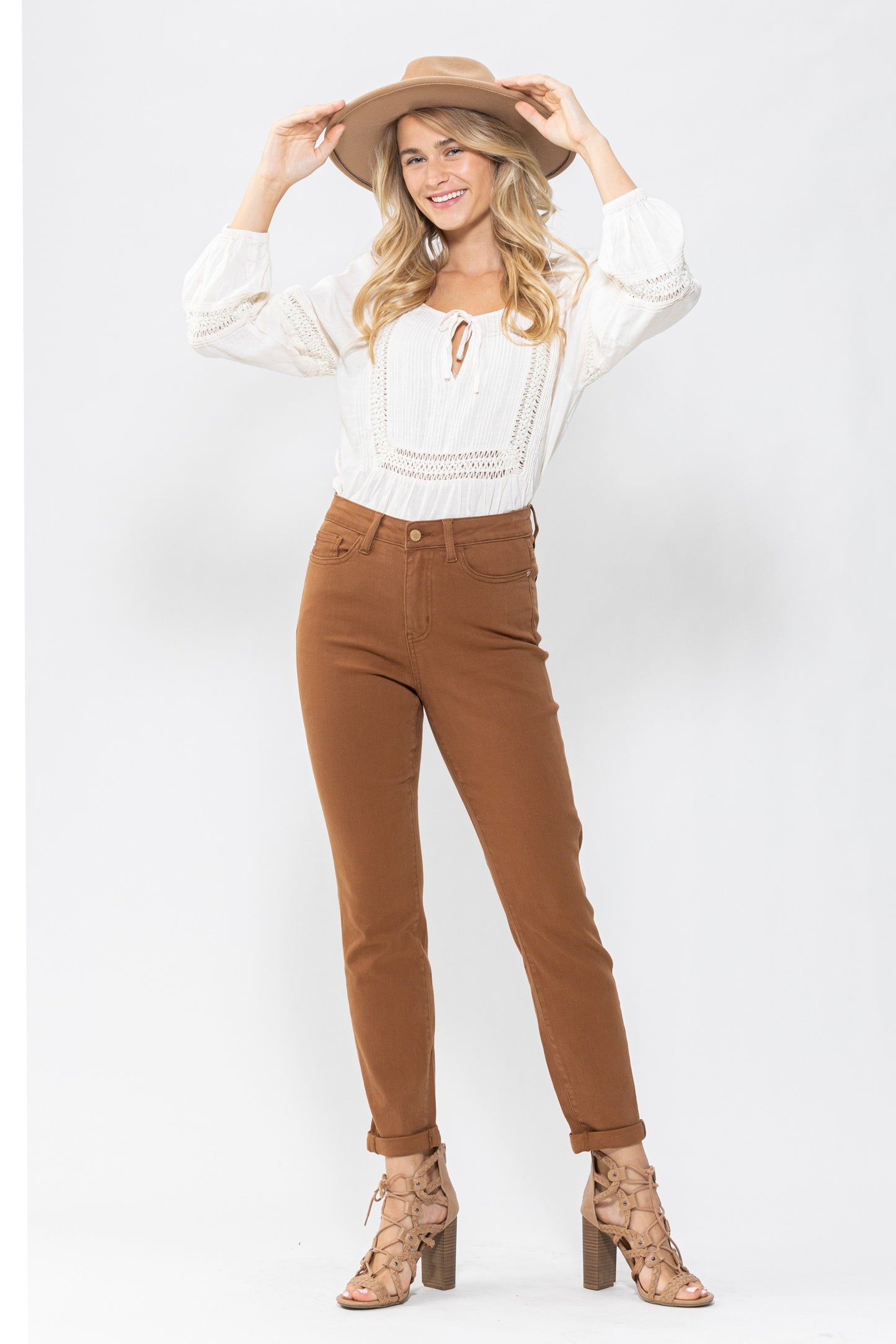Judy Blue High Waist Brown Slim Fit (Sizes 9-24)