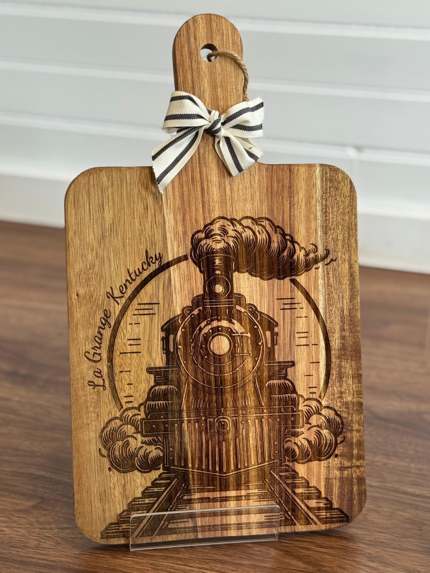 La Grange Kentucky Vintage Train Cutting Board