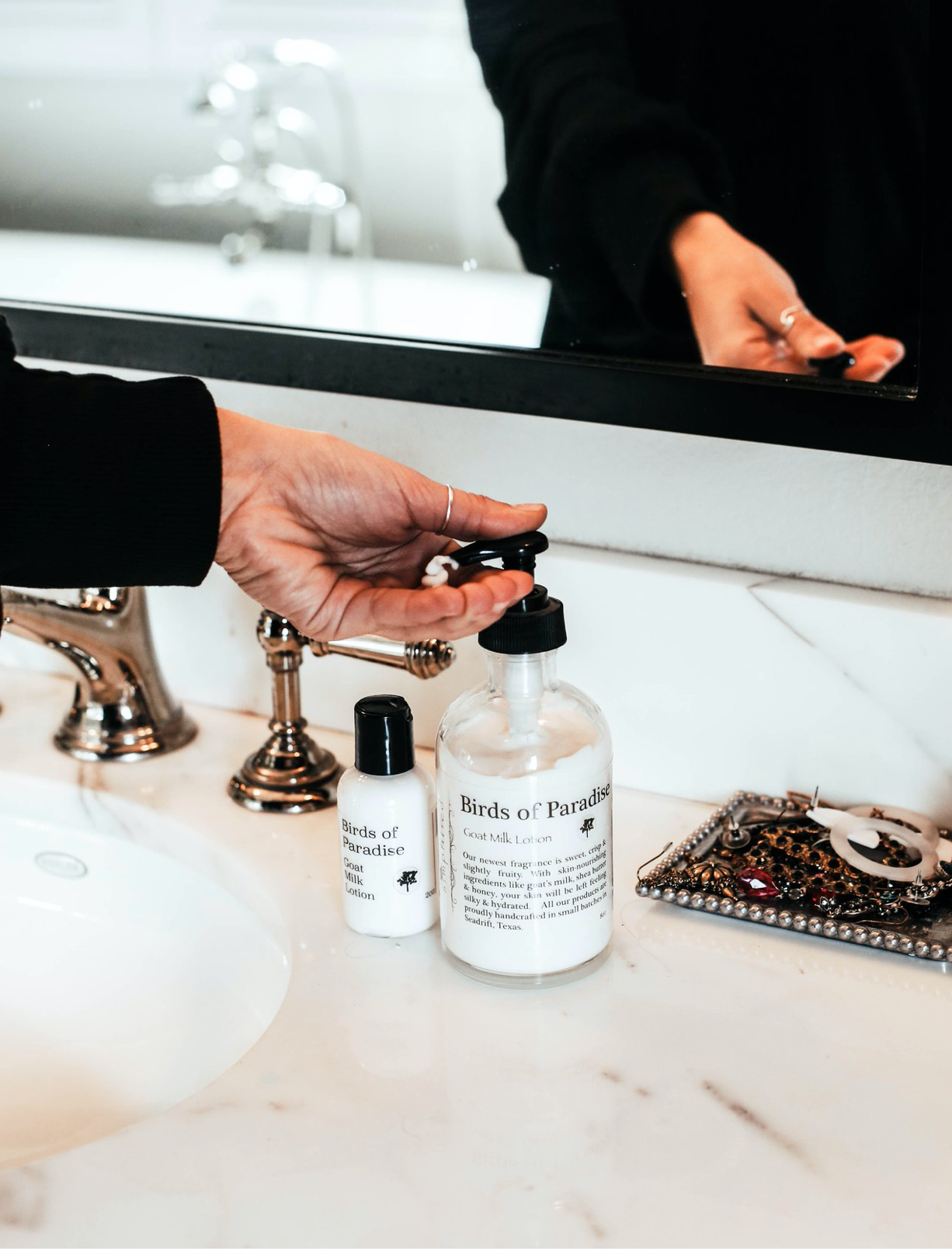 8oz Goat Milk Lotion: Oatmeal Milk & Honey