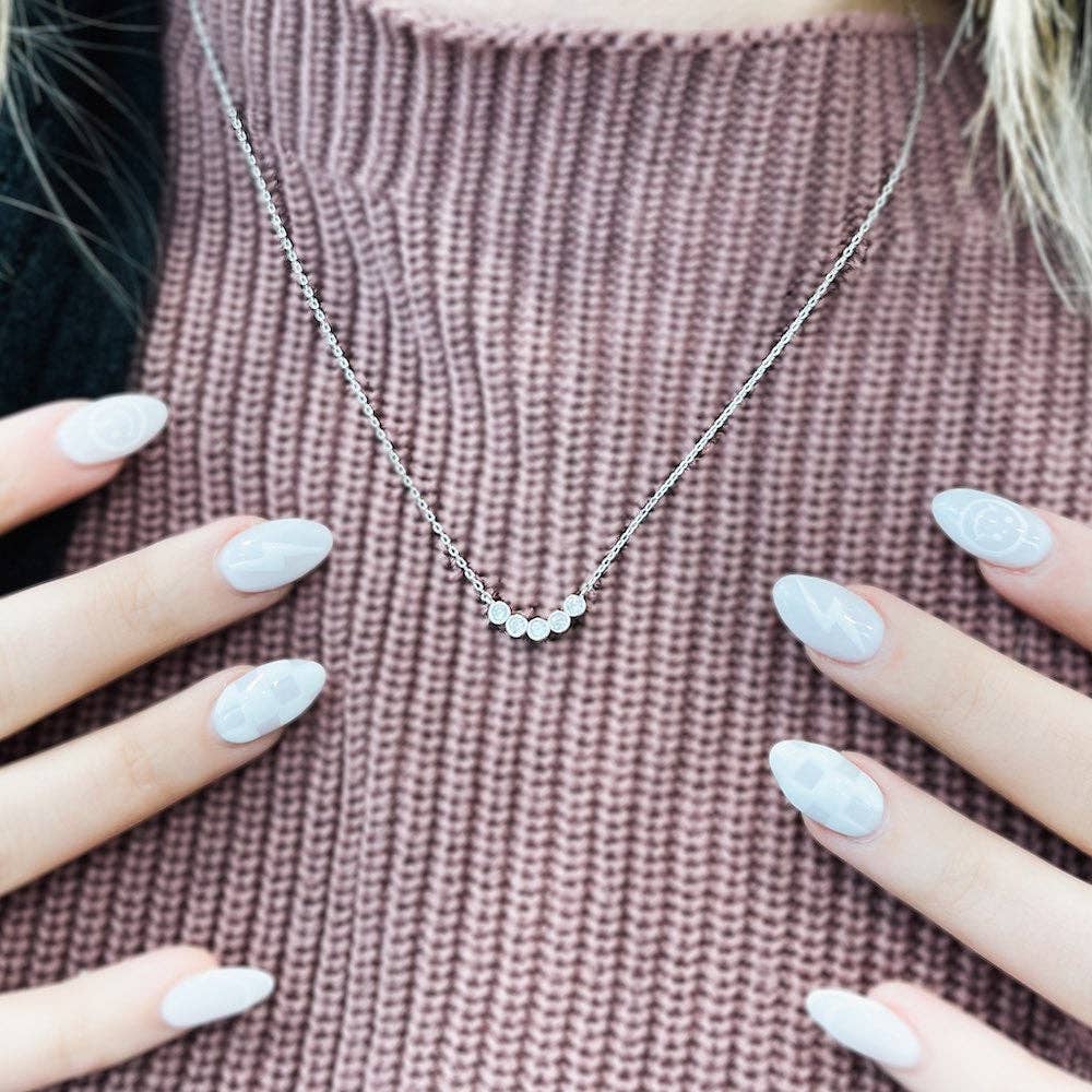 Palmer Pendant Necklace: Gold