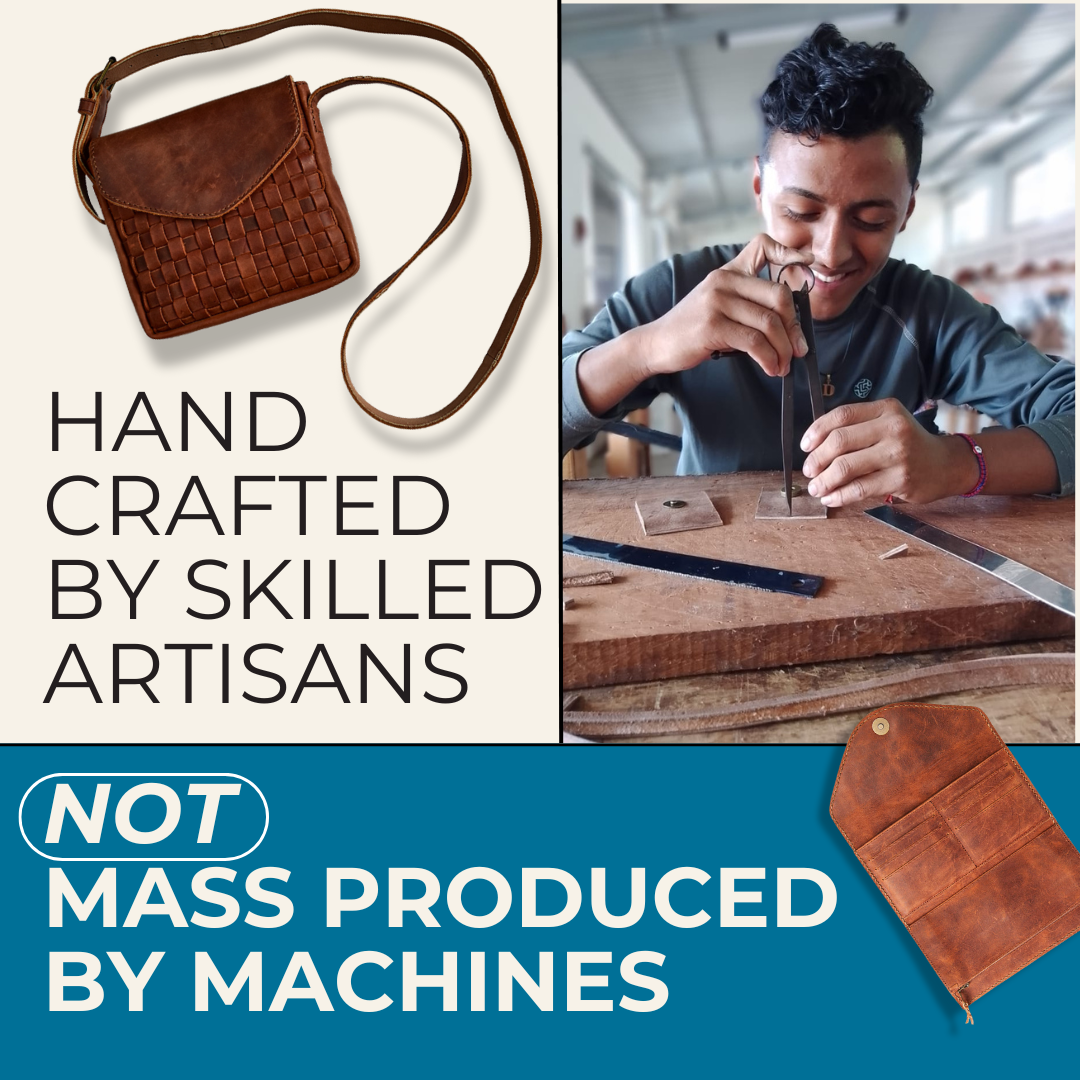 Braided Bracelet | Leather Goods | Artisan Made | Unisex: Espresso / Single