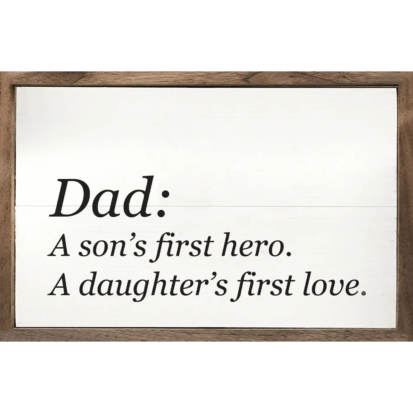 Dad Definition White: 8x5