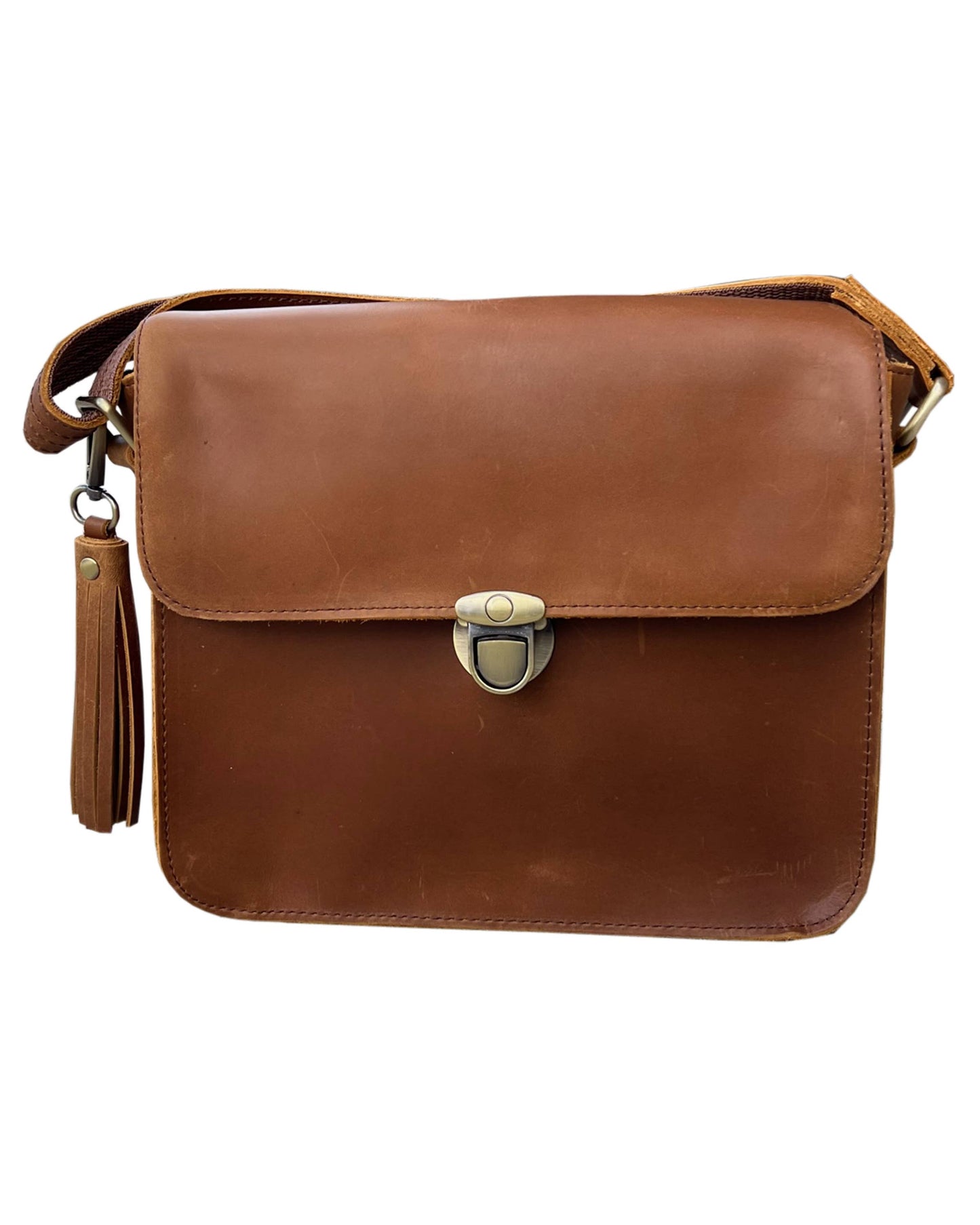 The Lucy Vintage Leather Should bag