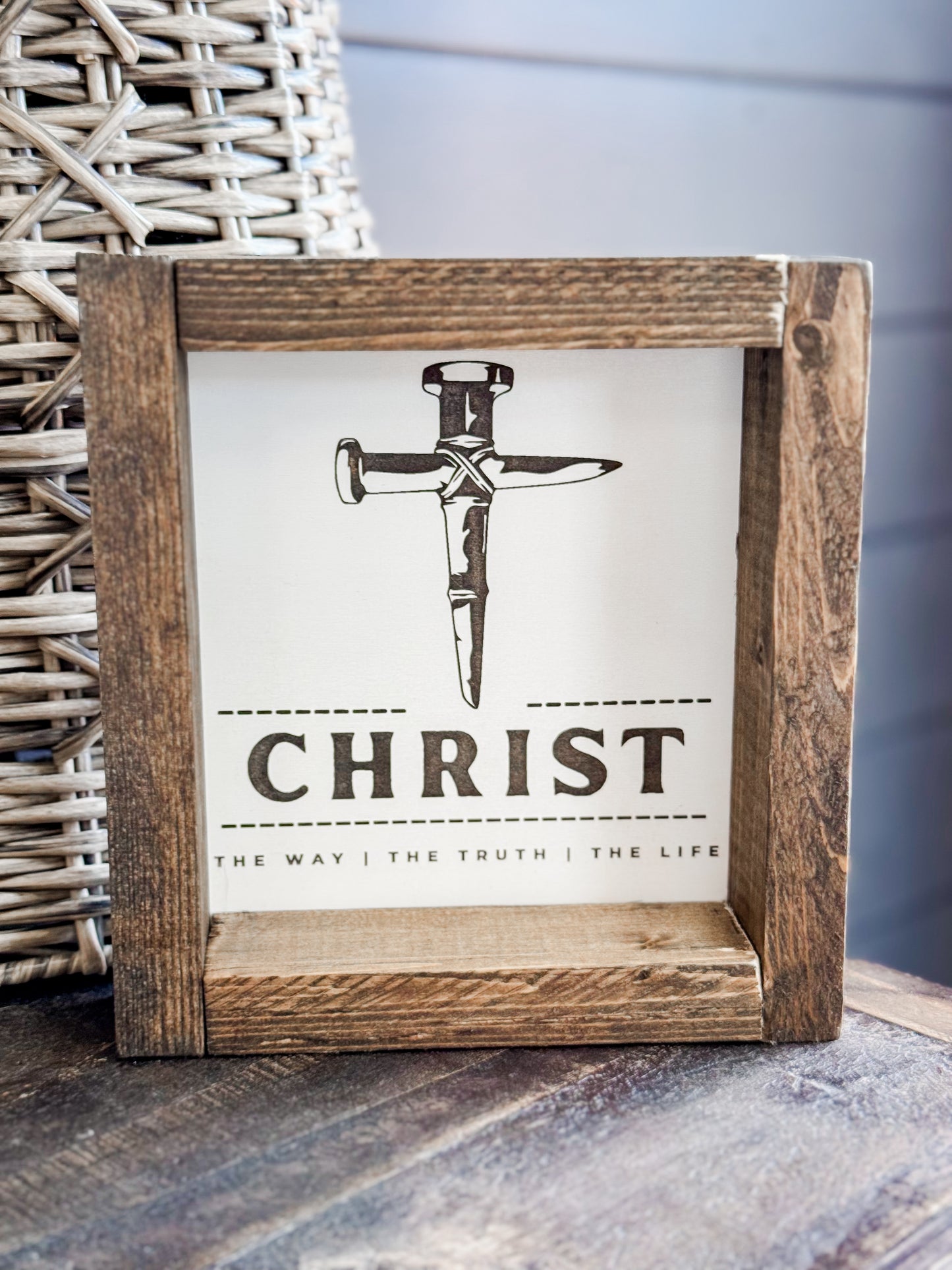 Rugged Cross "Christ. The way, the truth and the life"
