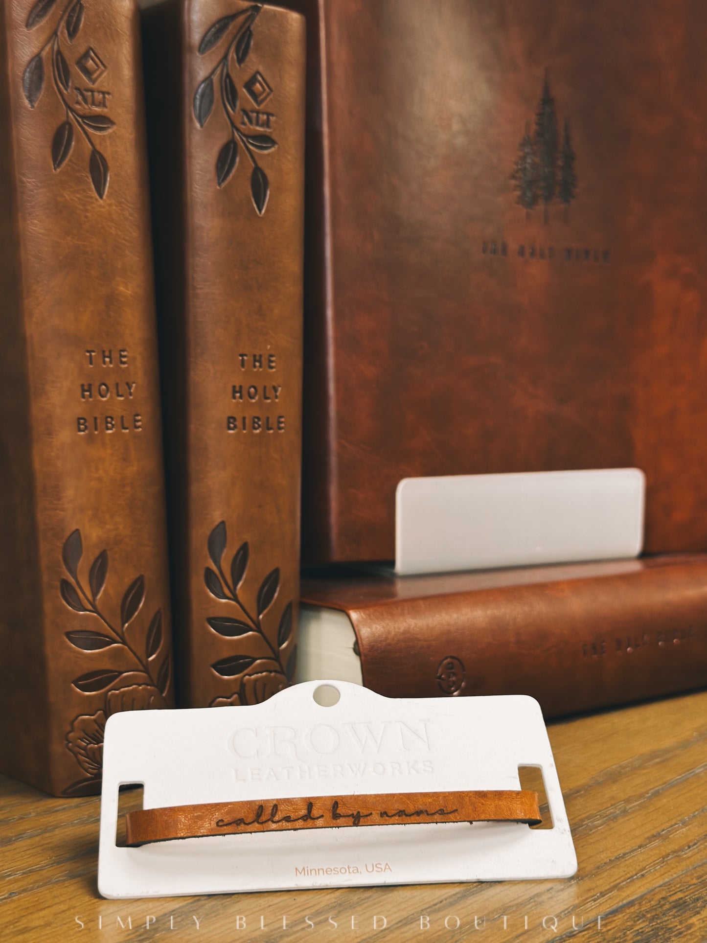 Thin Leather Stacking Bracelet | Called by name