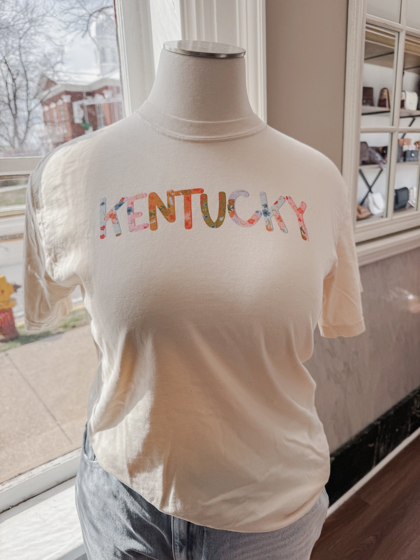 Floral Kentucky Tee