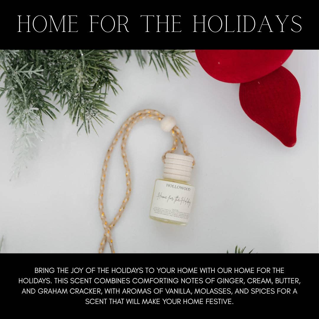HOLIDAY CAR DIFFUSER: HOME FOR THE HOLIDAYS