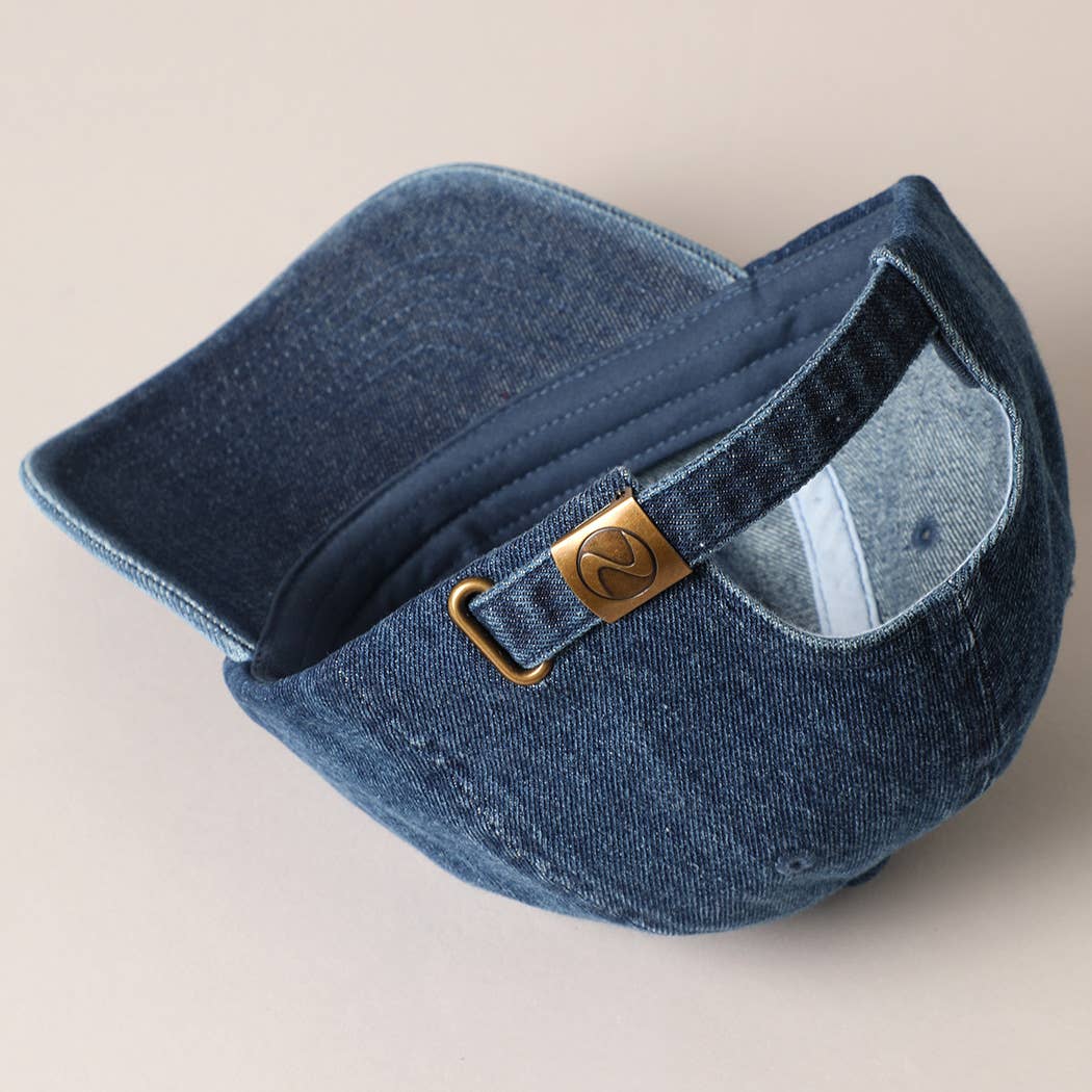 Mom Mama Mother Letter Embroidered Baseball Cap: DARK BLUE