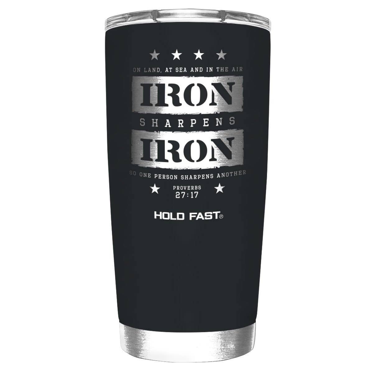 HOLD FAST Iron 20 oz Stainless Steel Tumbler: Black