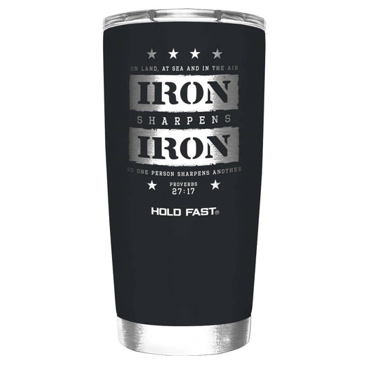 HOLD FAST Iron 20 oz Stainless Steel Tumbler: Black