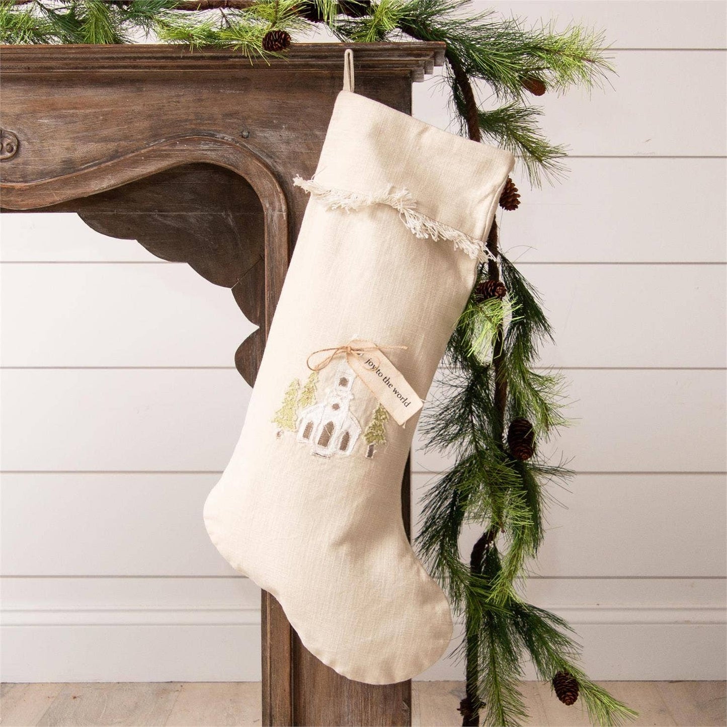 Large Stocking - Joy To The World Church