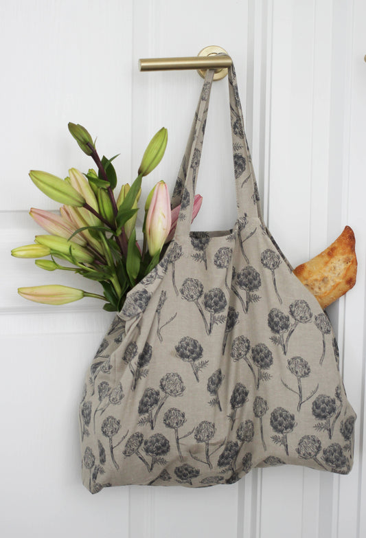 Tote bag Charcoal Artichoke