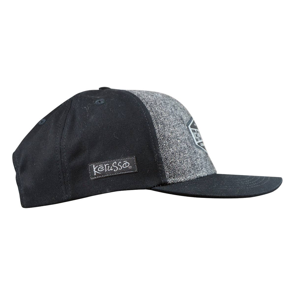 Kerusso Mens Cap Iron Sharpens Iron: Black/Grey