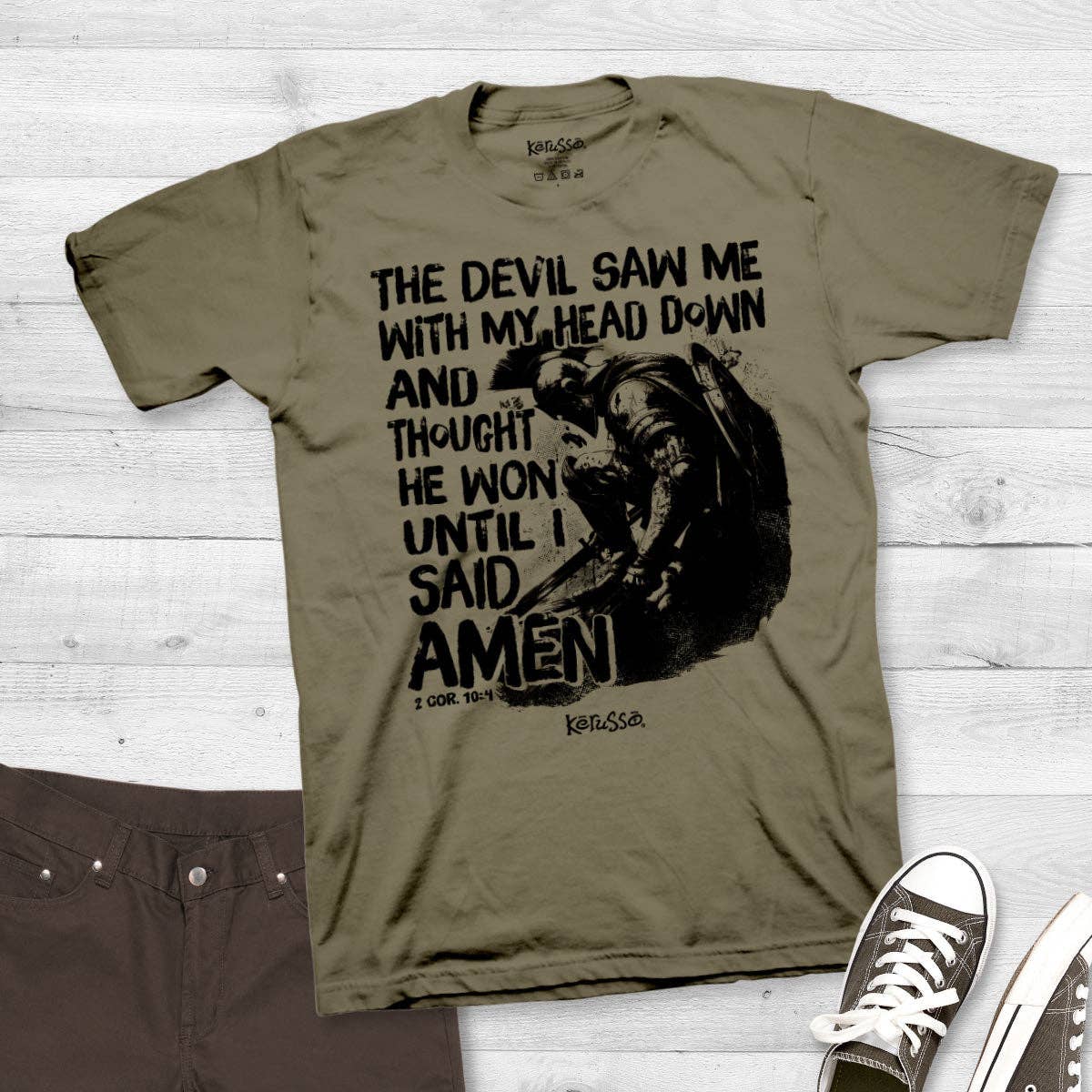 2 Corinthians 10:4 Men's Shirt