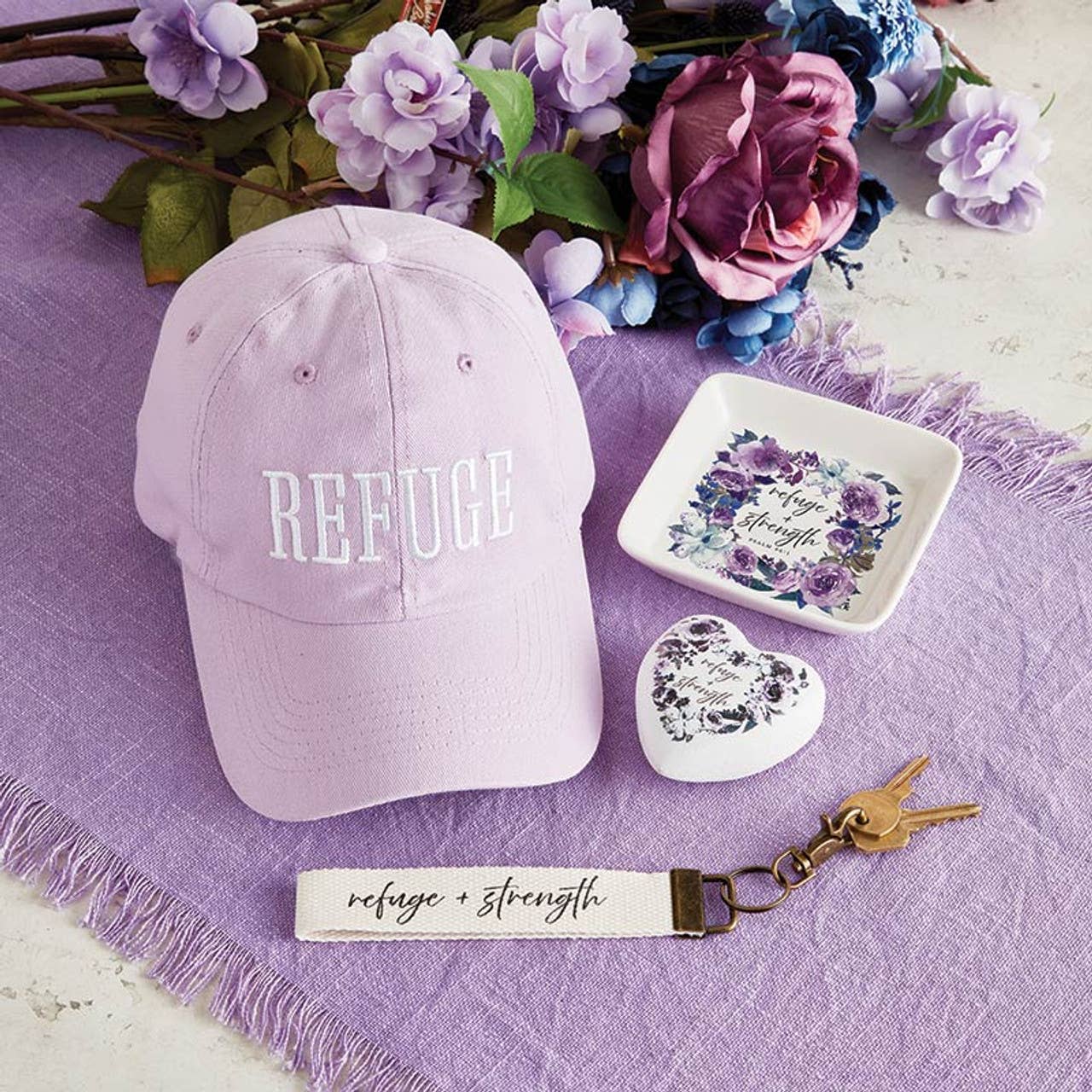 Hat - Refuge and Strength: Cotton / One size fits most