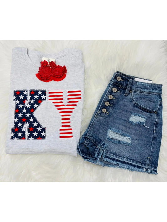 Stars and Stripes Ky Graphic Tee