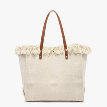 Load image into Gallery viewer, The Madison Handwoven Fringe Tote
