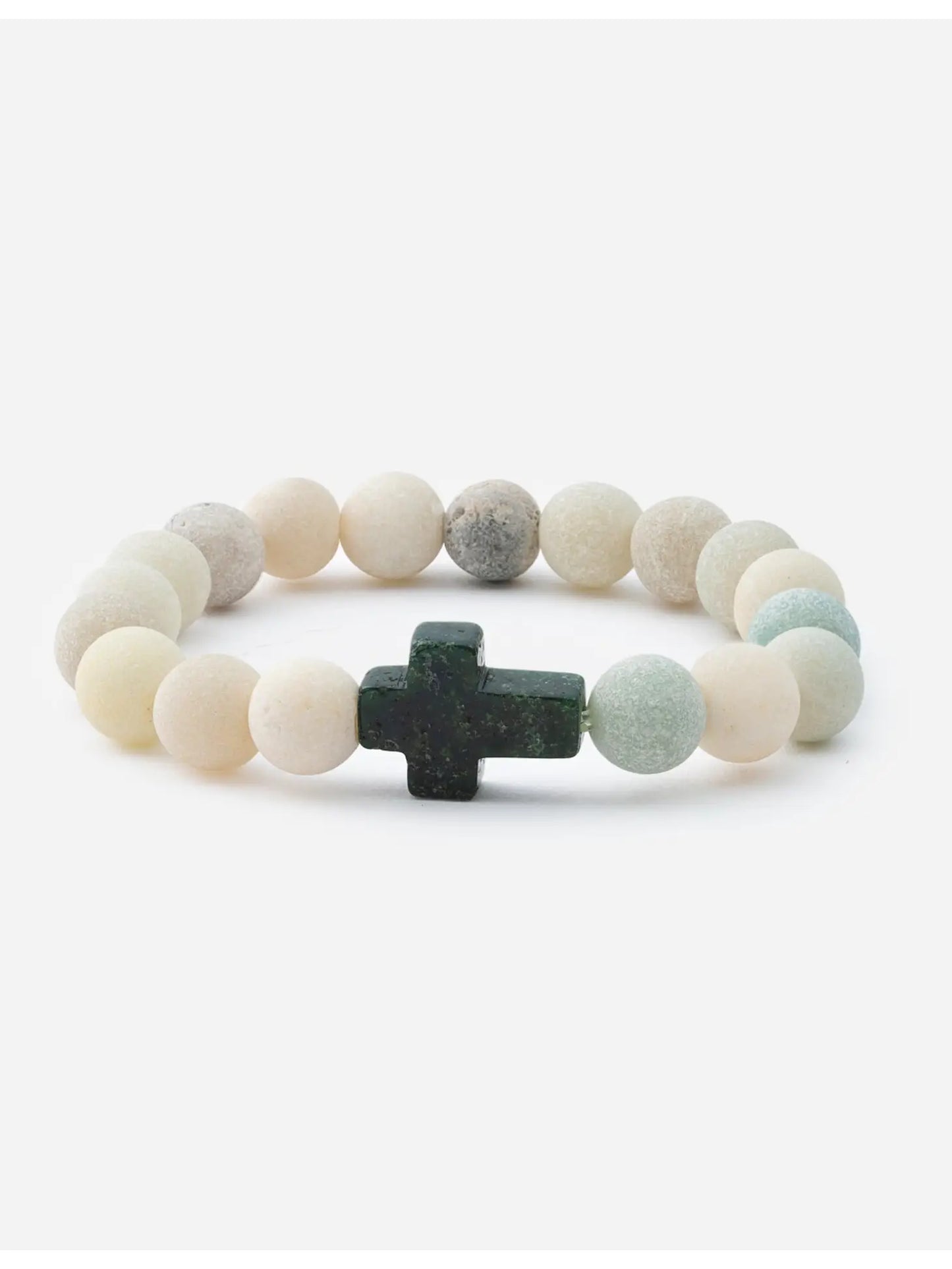 Sandstone Cross Bracelet