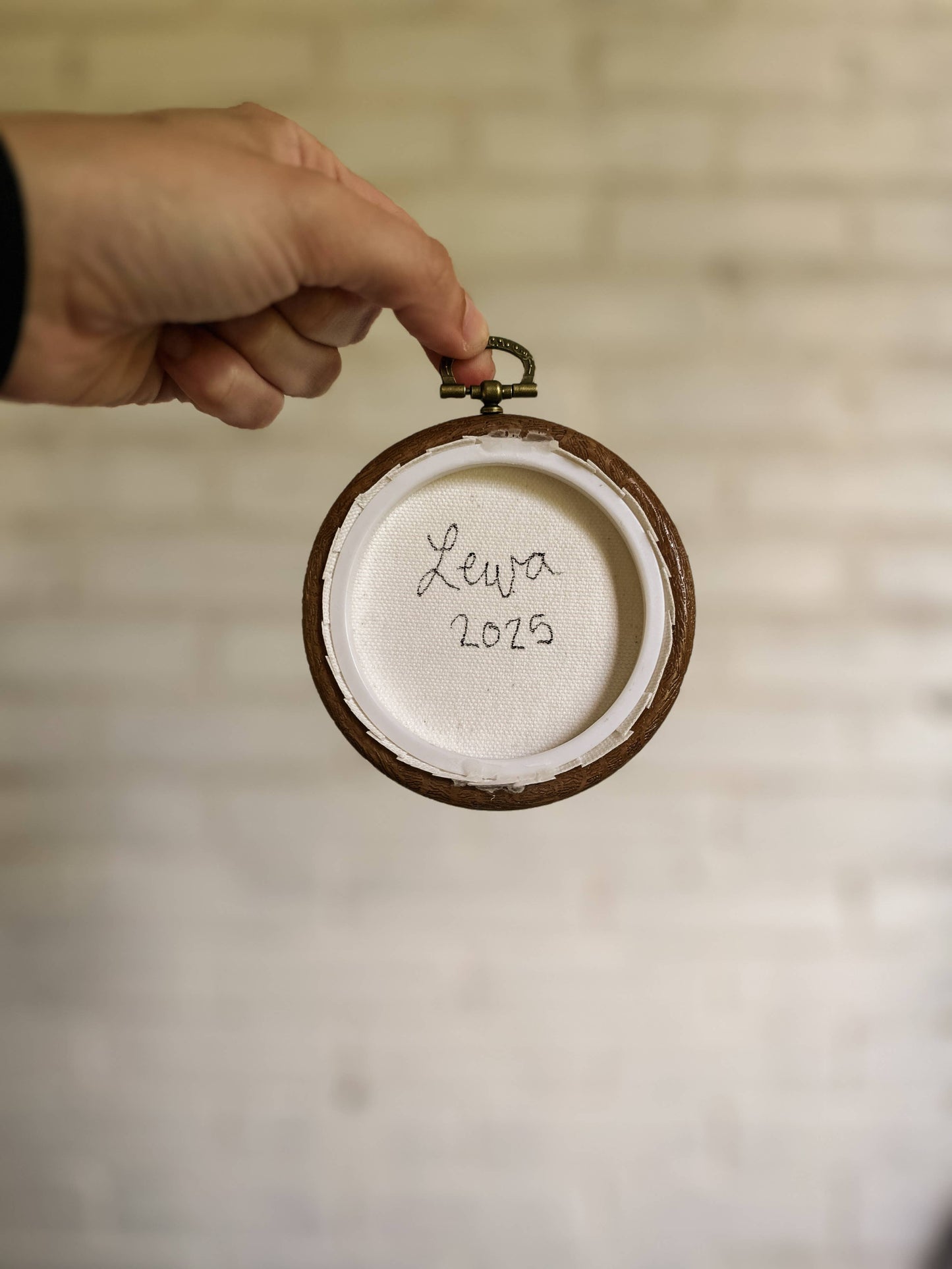 "Joy Finding Home" Circle Ornament   