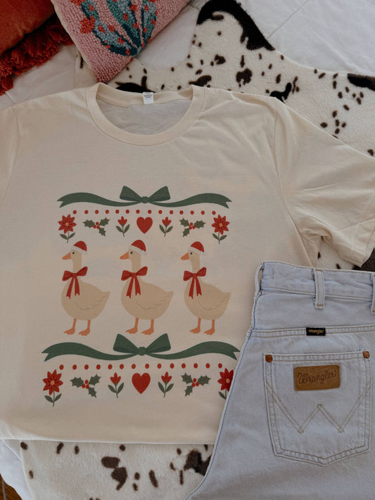 Vintage Goosemas: Cream / 2XL / Crewneck