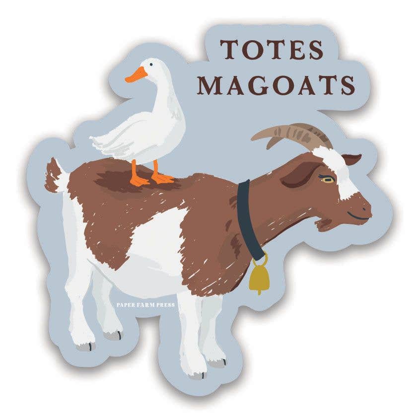 Totes Magoats Goat Decal Sticker