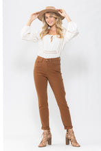 Load image into Gallery viewer, Judy Blue High Waist Brown Slim Fit
