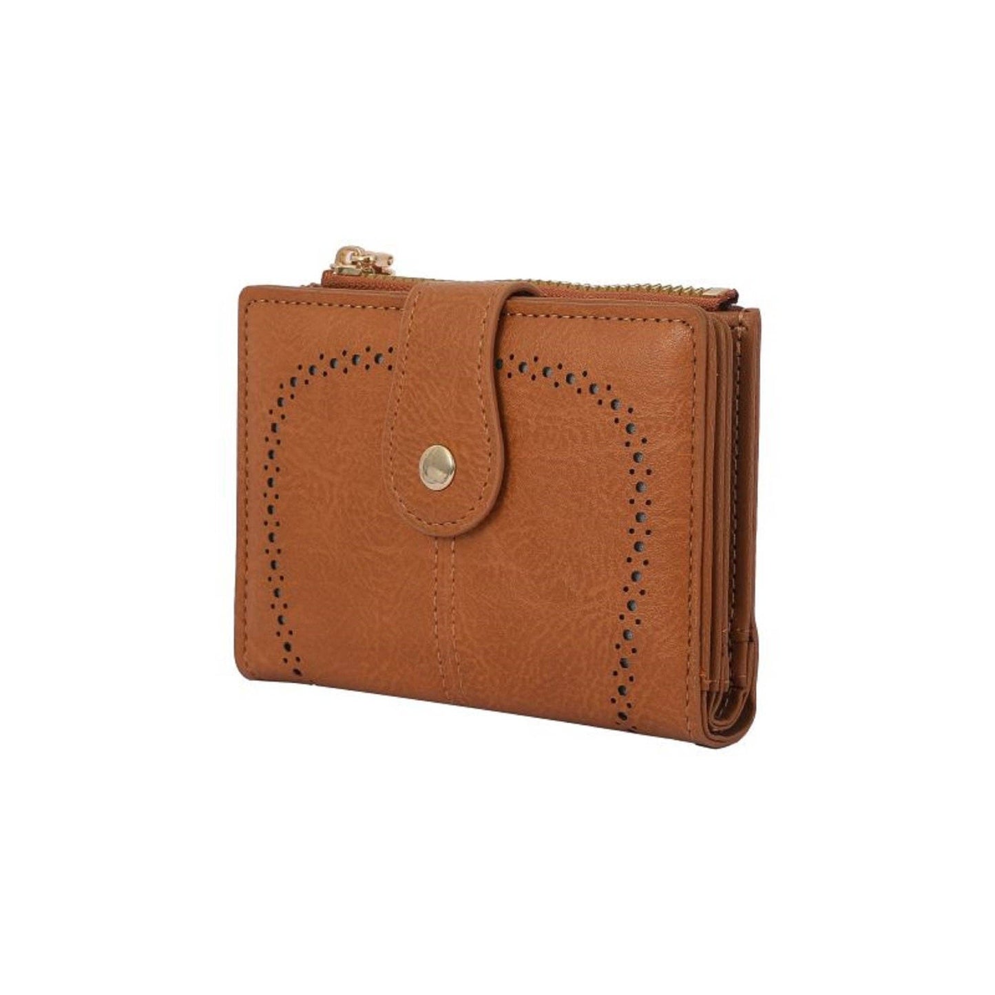 The Lena Vegan Leather Wallet: Tan