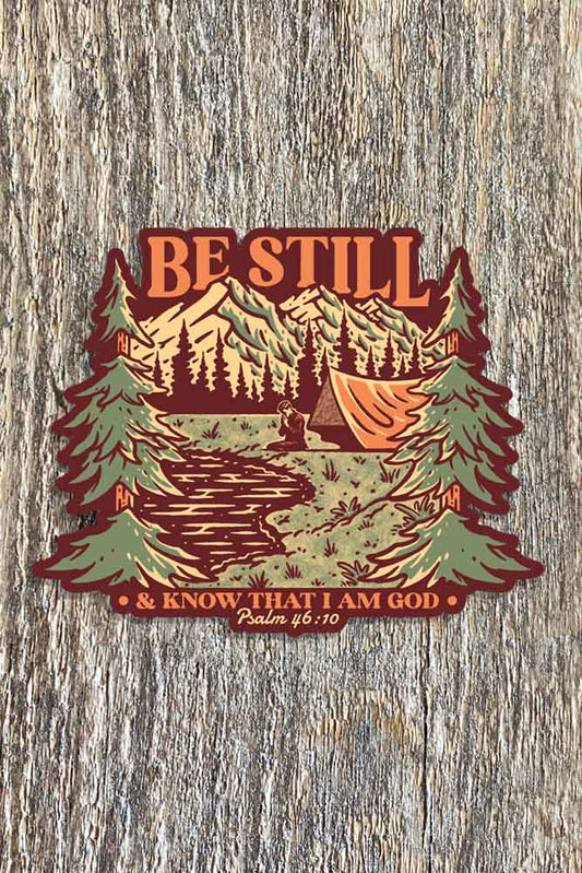 Be Still Sticker