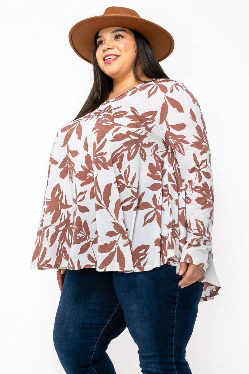 The Charlotte Tunic Top (Sizes 3X-5X)