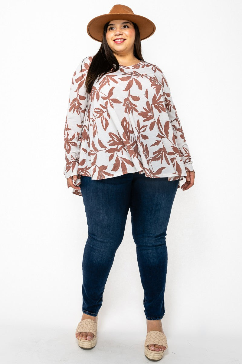The Charlotte Tunic Top (Sizes 3X-5X)