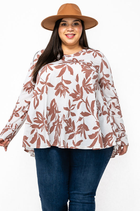 The Charlotte Tunic Top (Sizes 3X-5X)