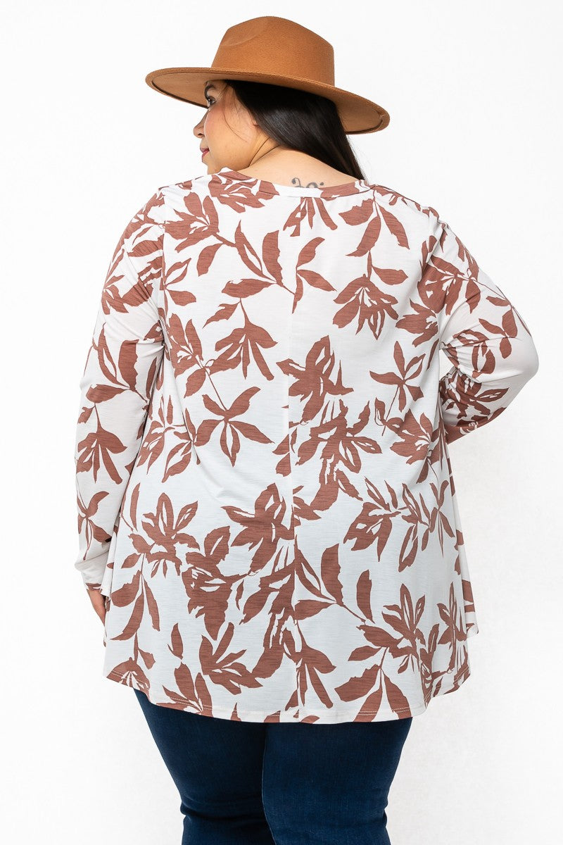 The Charlotte Tunic Top (Sizes 3X-5X)