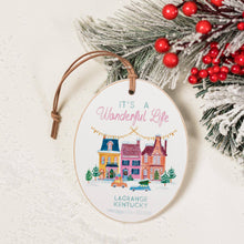 Load image into Gallery viewer, Oval Ornament - It&#39;s A Wonderful Life LaGrange Kentucky
