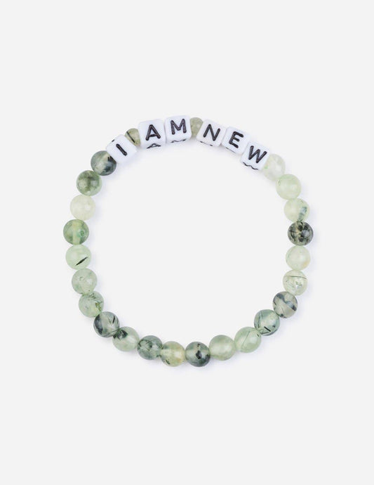 I Am New Letter Bracelet: Large