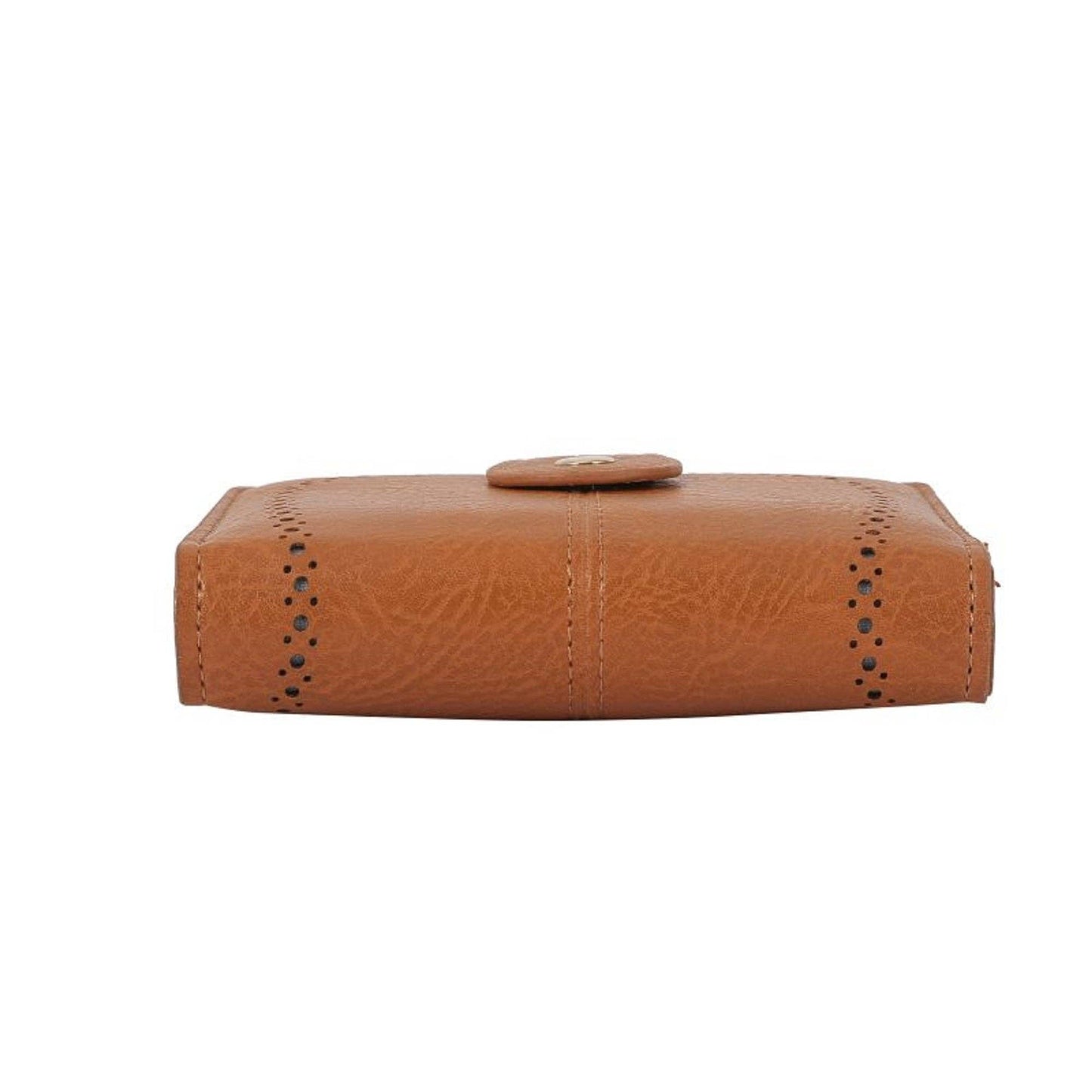 The Lena Vegan Leather Wallet: Tan