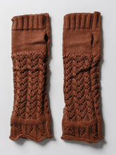 Load image into Gallery viewer, Knitted Arm Warmers - Brown
