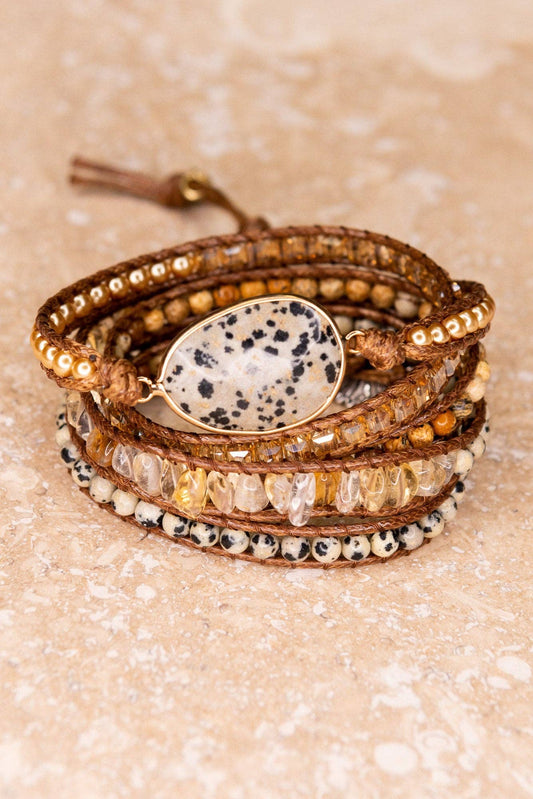 Kelly Wrap Bracelet: Robin's Egg