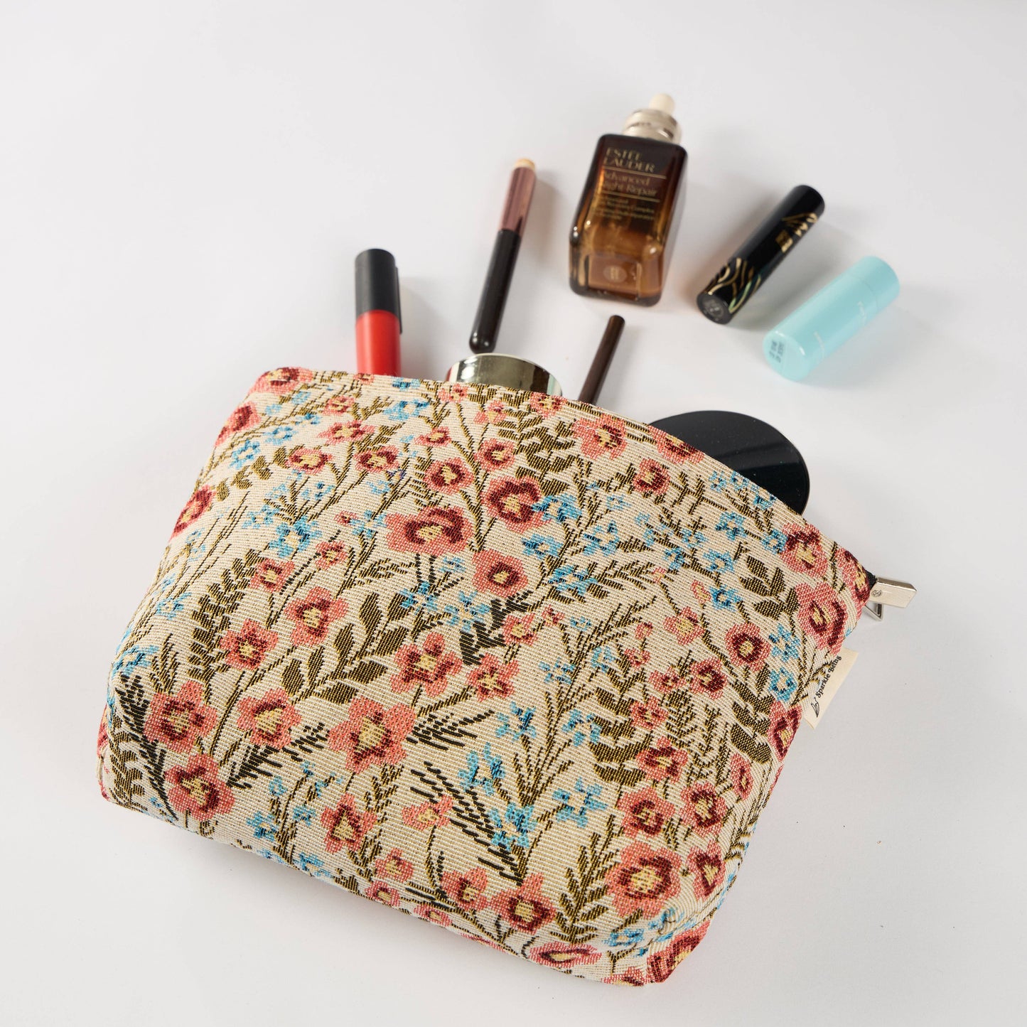 Wildflower Print Toiletry / Makeup Bag