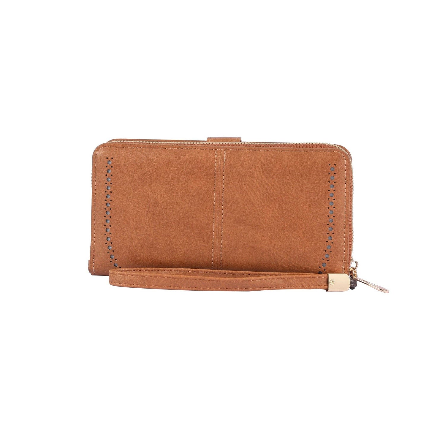 The Rachel Vegan Leather Wallet: Tan