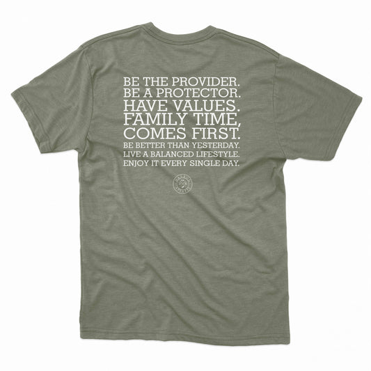 The Man’s Mantra Shirt (Med-2X)