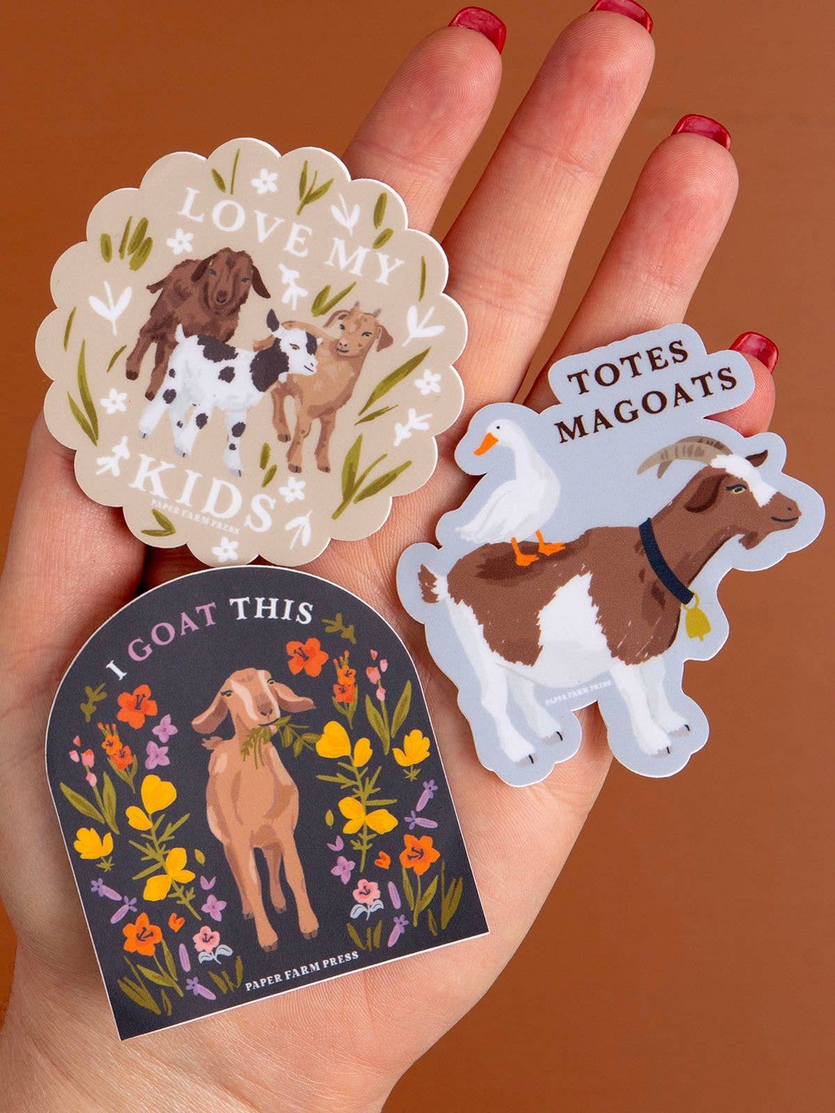 Totes Magoats Goat Decal Sticker