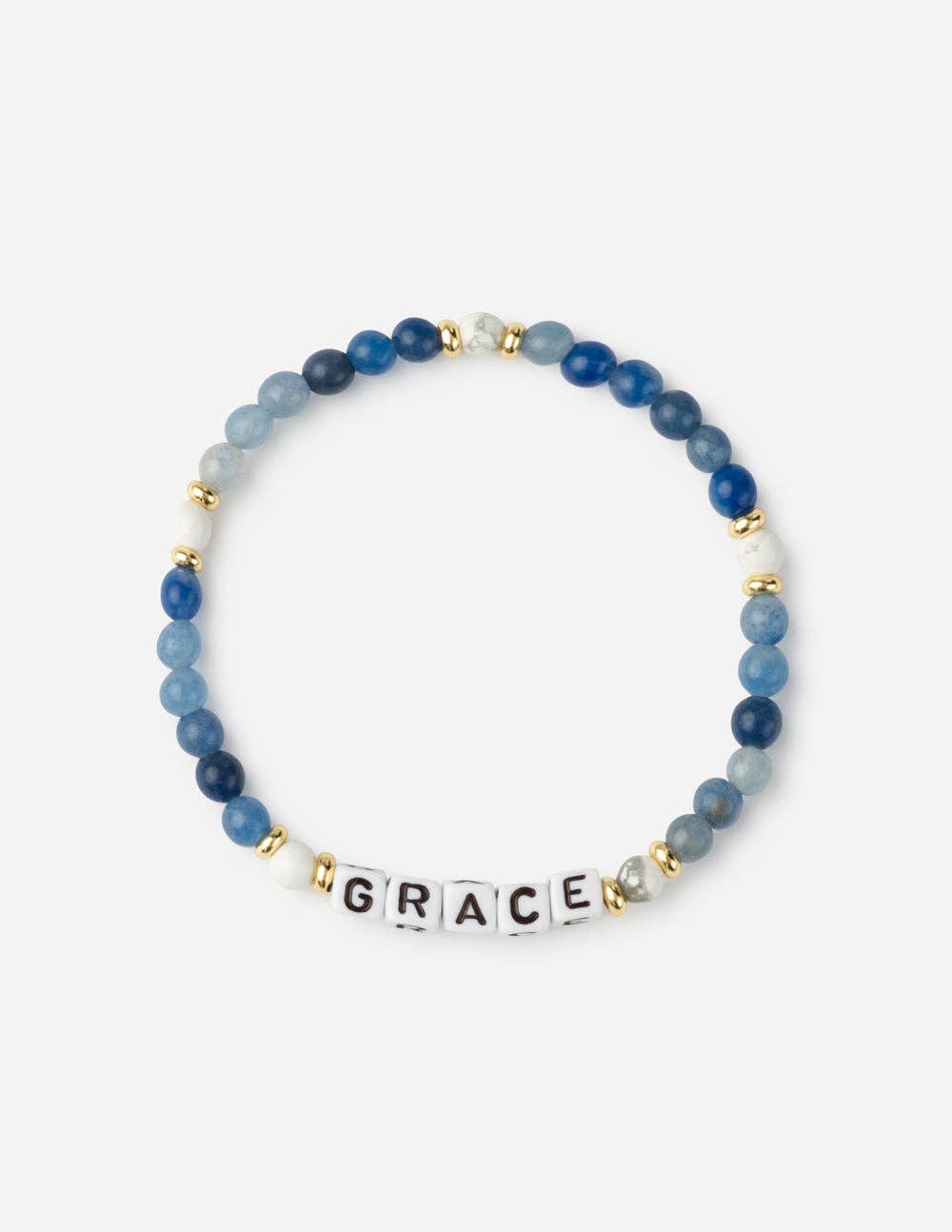 Grace Letter Bracelet: Large