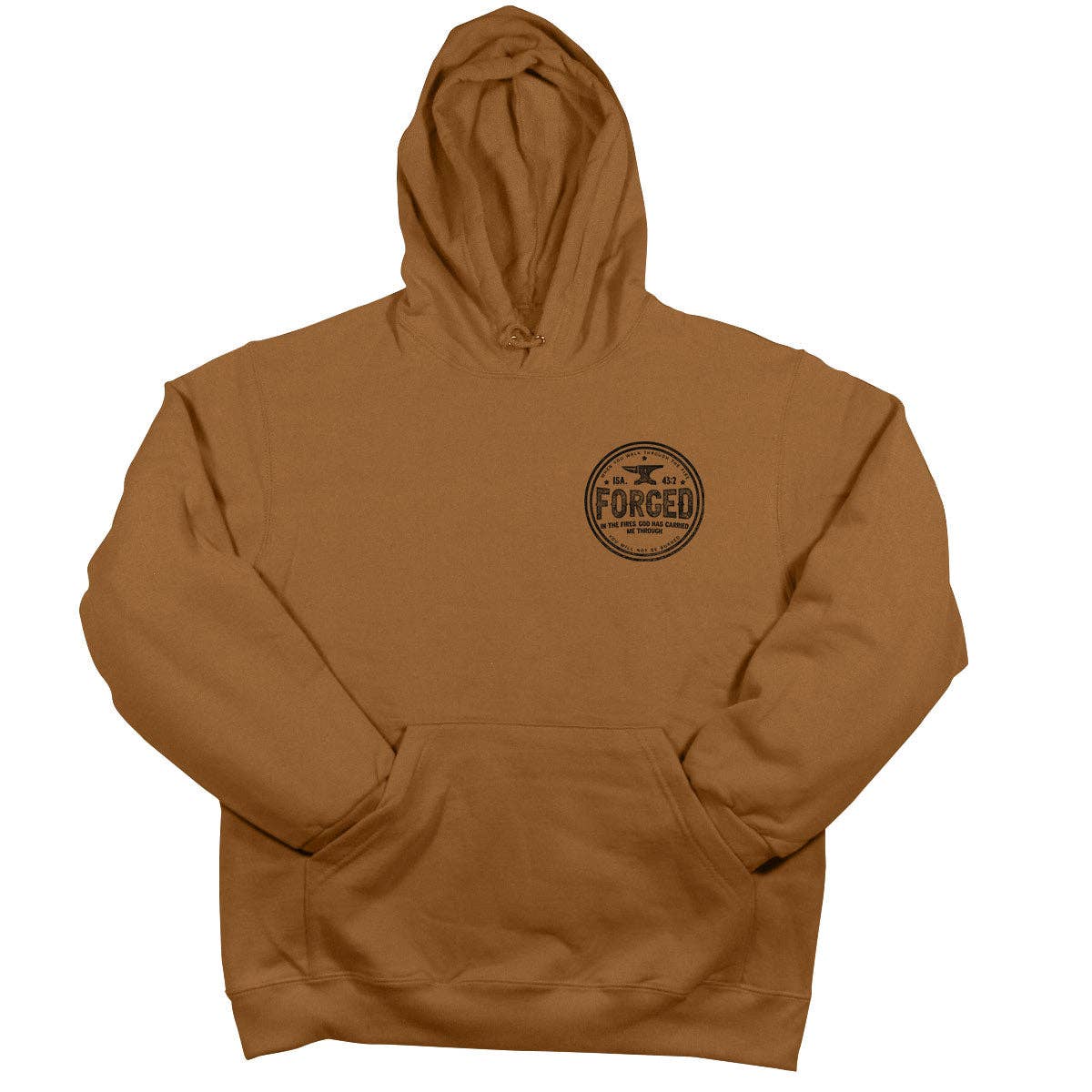 Kerusso Mens Hoody Forged: Camel