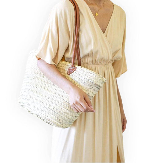 Bohemian French Market Basket – 100% Handmade