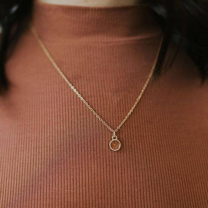 Mustard Seed Faith Necklace: Silver / 19 Inches