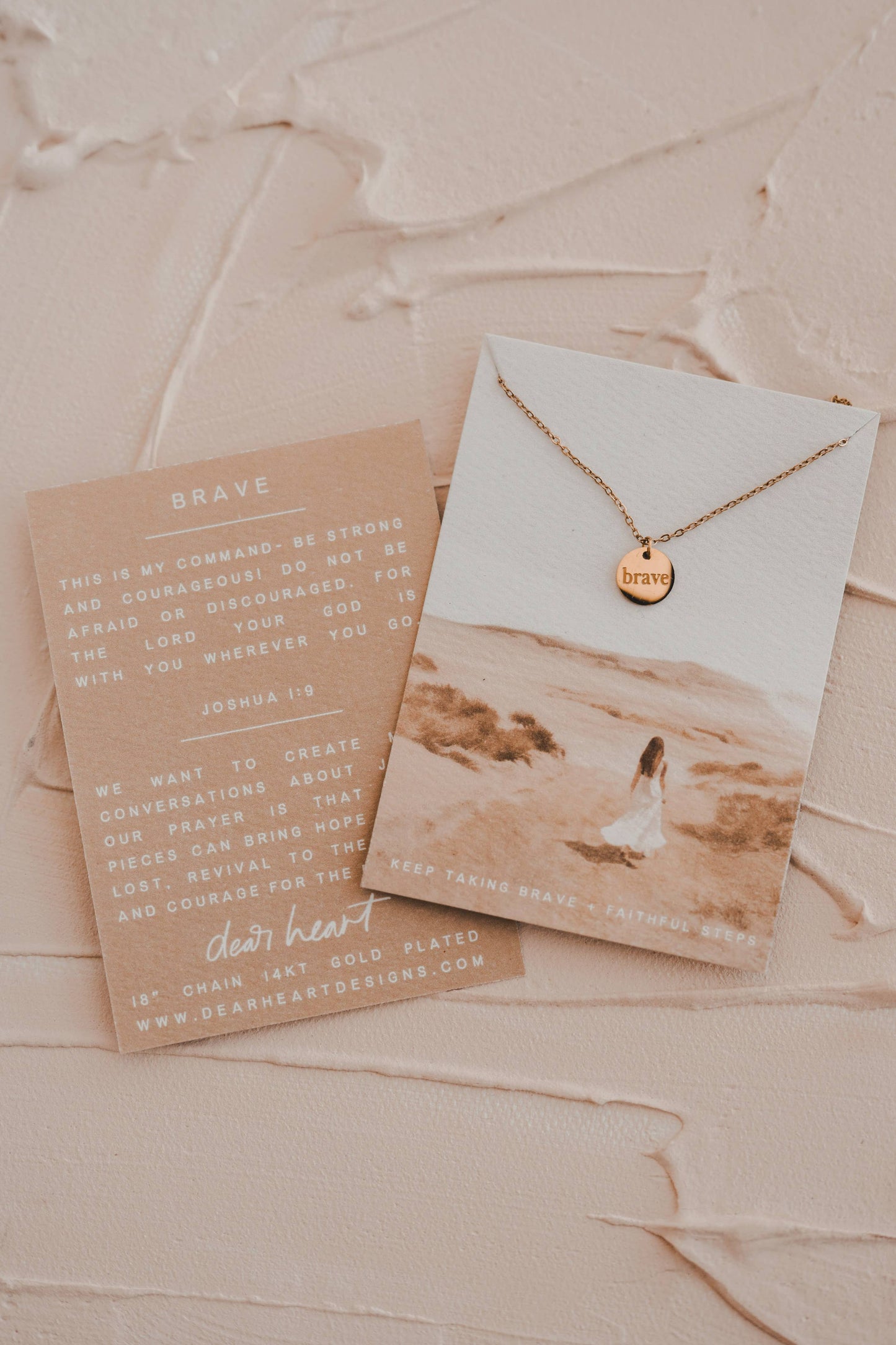 Brave Disc Necklace | Christian Jewelry
