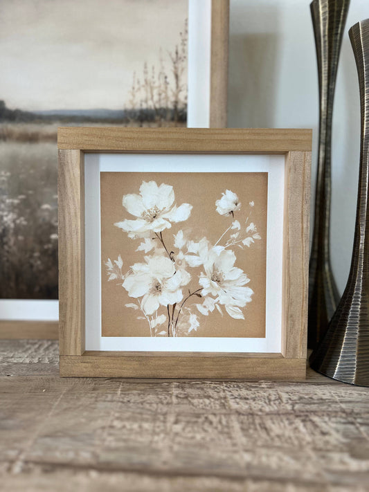 Esther Vintage Print |: Light Oak / 7x7"