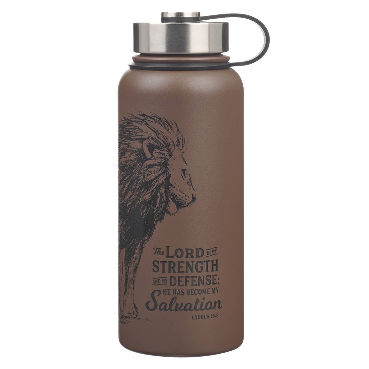 Water Bottle SS Brown Strength and Defense  Ex. 15:2