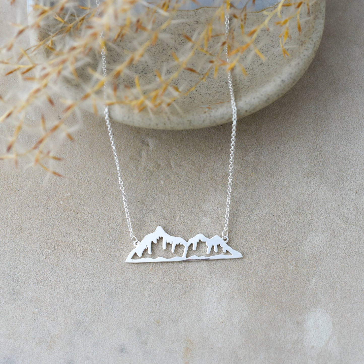 Cypress Necklace: Silver