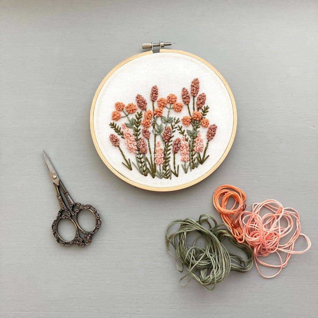 Embroidery Kit  - Avonlea in Terracotta